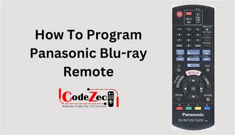 How to Program a Panasonic Remote Control .